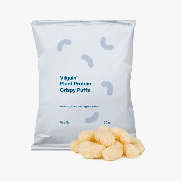 Vilgain Plant Protein Crispy Puffs BIO - Mořská sůl - 50g